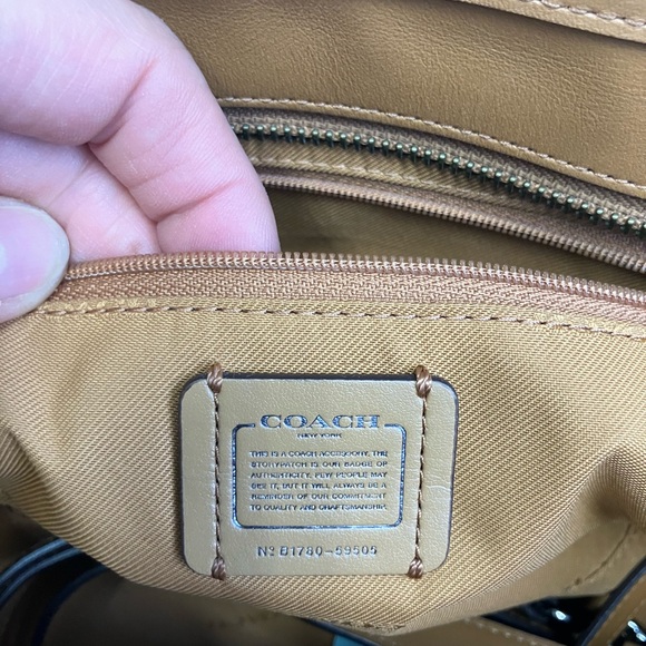 Coach Light Saddle Swagger Handbag - Picture 3 of 4